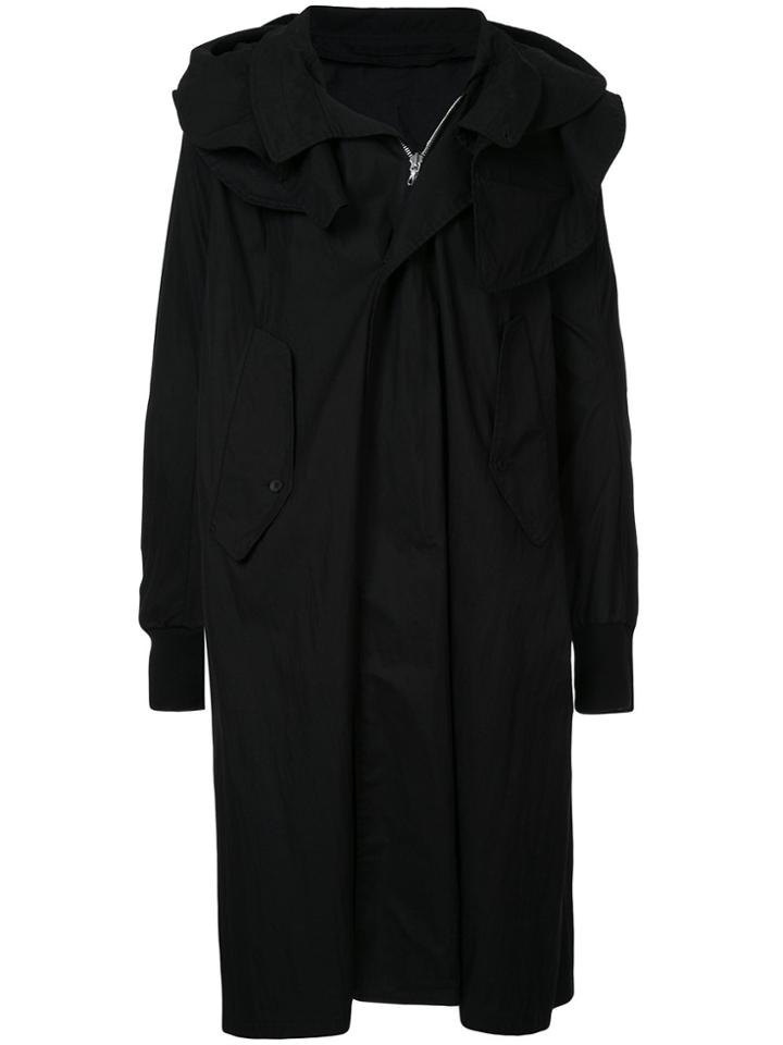Julius Shawl Collar Coat - Black