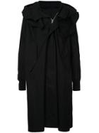 Julius Shawl Collar Coat - Black