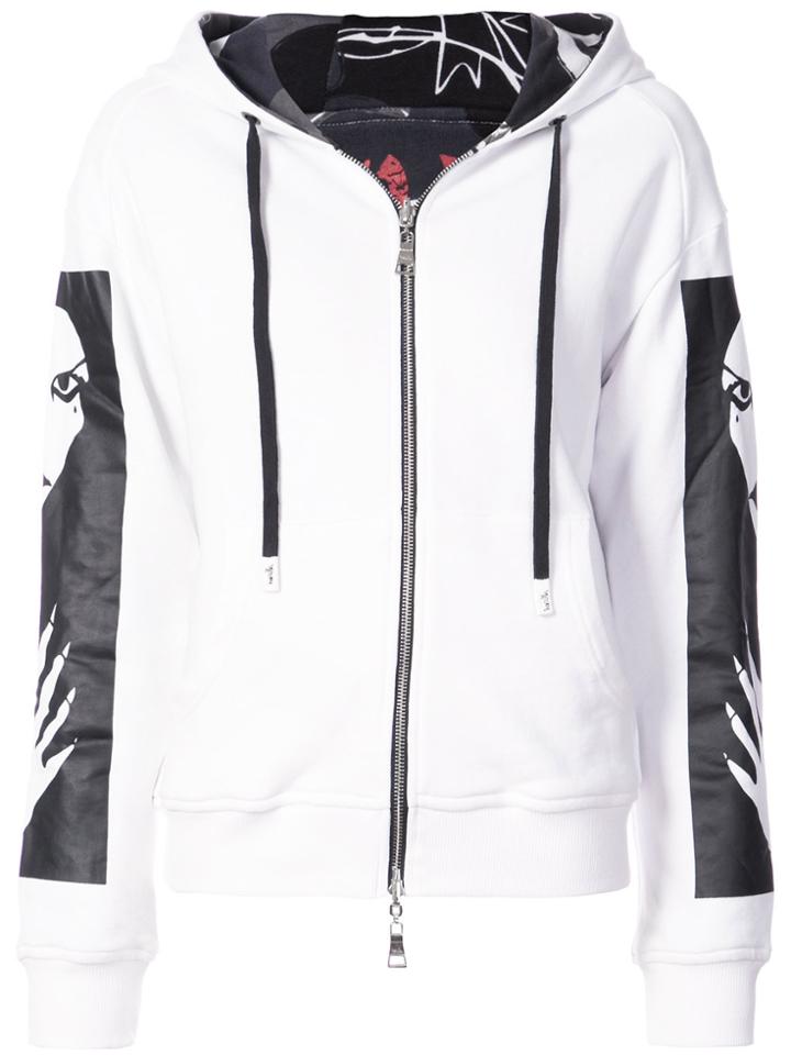 Haculla Witch Slap Reversible Hoodie - White