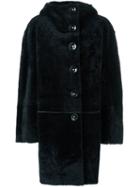 Sylvie Schimmel Hooded Lamb Fur Coat