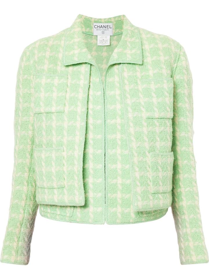 Chanel Vintage Cc Ensemble Jacket - Green