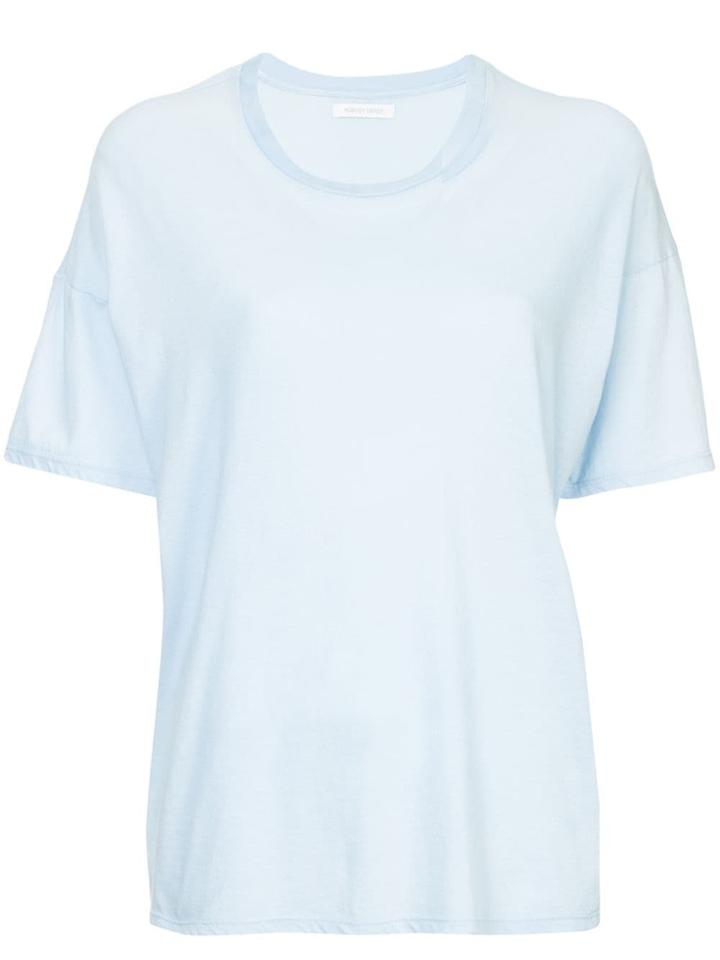 Nobody Denim Organic Classic Tee Faint - Blue