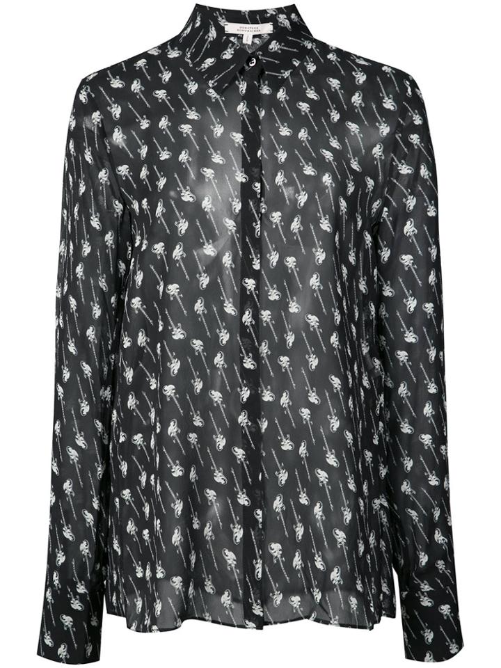Dorothee Schumacher Guitar Print Blouse - Black