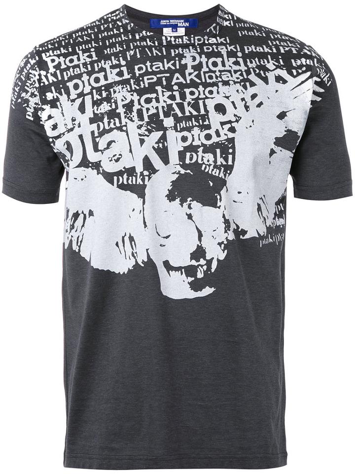 Junya Watanabe Comme Des Garçons Man - Skull Printed T-shirt - Men - Cotton - L, Grey, Cotton