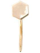 Ivy & Liv 14kt Gold Hexagon Spear Earring