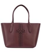 Anya Hindmarch Woven Bow Tote - Brown