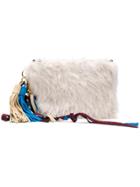 Sacai Fluffy Wide Clutch Bag - Grey