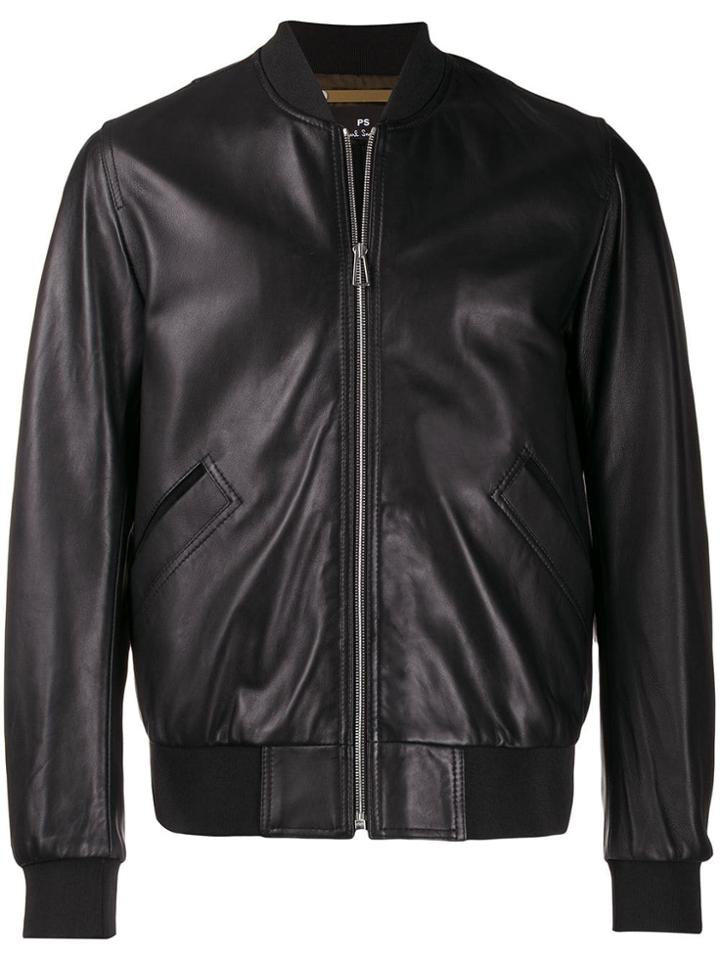 Ps Paul Smith Zipped Jacket - Black