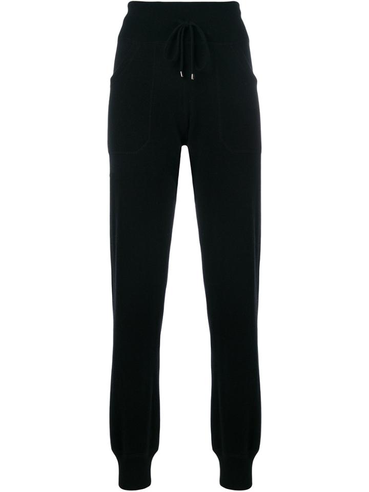 Cruciani Knitted Track Pants - Black