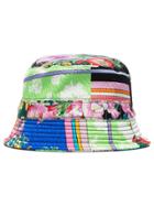 Versace Floral Print Bucket Hat - I7080 Multicolor