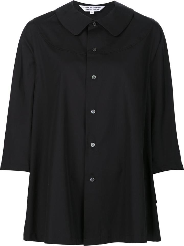 Comme Des Garçons Comme Des Garçons 'big Collar' Shirt, Women's, Size: Large, Black, Cotton