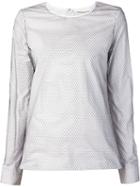 Wanda Nylon Printed Blouse