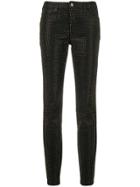 Versace Collection Studded Skinny Jeans - Black