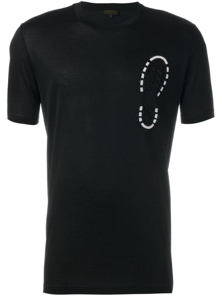 Lanvin Embroidered Footstep T-shirt