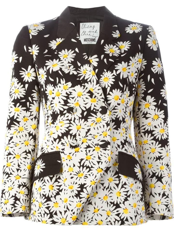 Moschino Vintage Daisy Print Jacket
