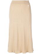 Courrèges Pleated Skirt - Nude & Neutrals