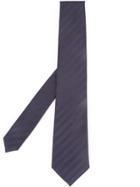 Gieves & Hawkes Striped Tie - Grey
