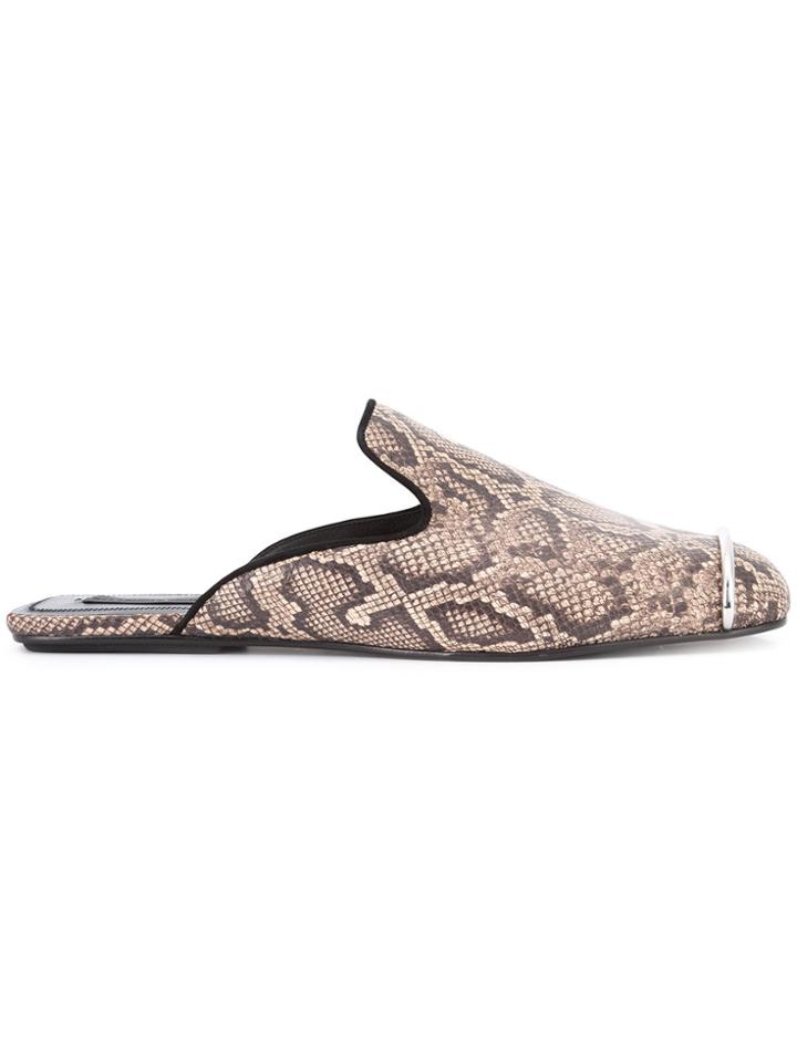 Alexander Wang Jaelle Slippers - Brown