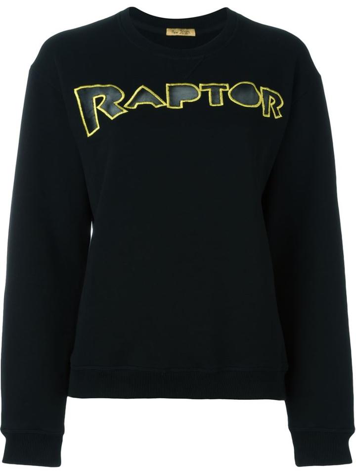 Peter Jensen 'raptor' Sweatshirt, Women's, Size: Medium, Black, Cotton/polyester