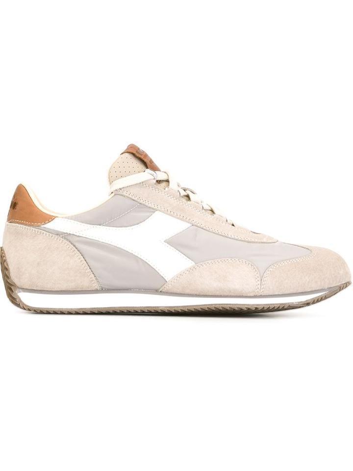 Diadora Equipe Sneakers, Men's, Size: 9, Grey, Leather/suede/nylon