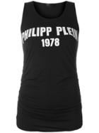 Philipp Plein Branded Tank Top - Black