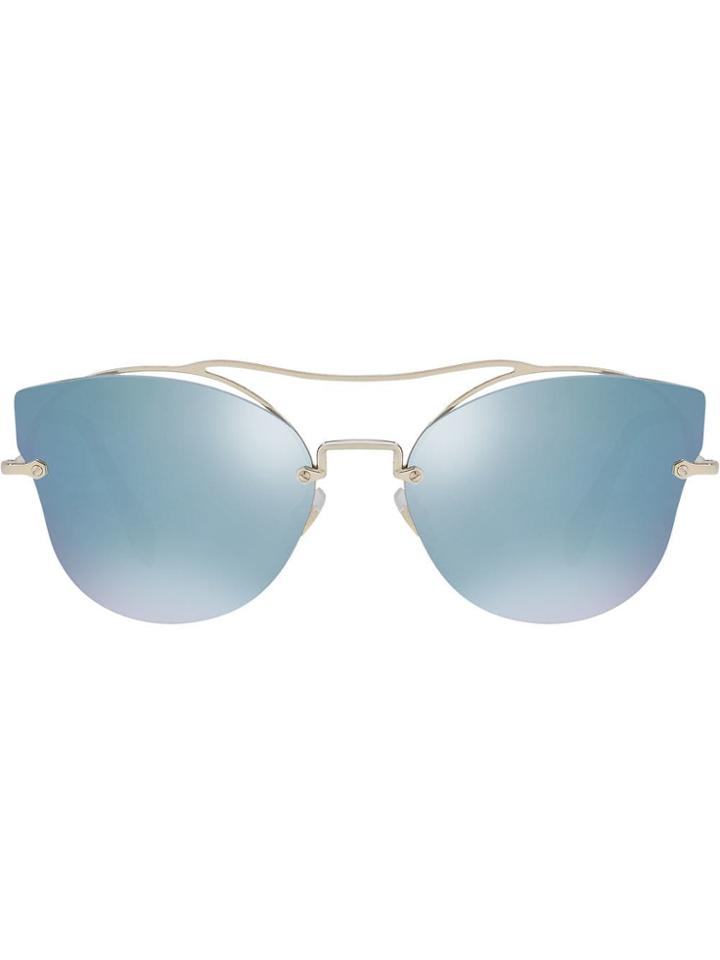 Miu Miu Eyewear Scenique Sunglasses - Gold