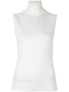 Victoria Beckham Polo Neck Jumper, Women's, Size: 1, White, Wool