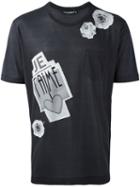 Dolce & Gabbana Je T'aime Print T-shirt, Men's, Size: 48, Grey, Silk/cotton