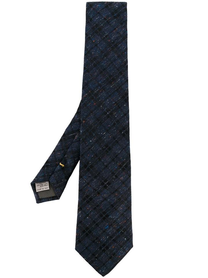 Canali Plaid Tie