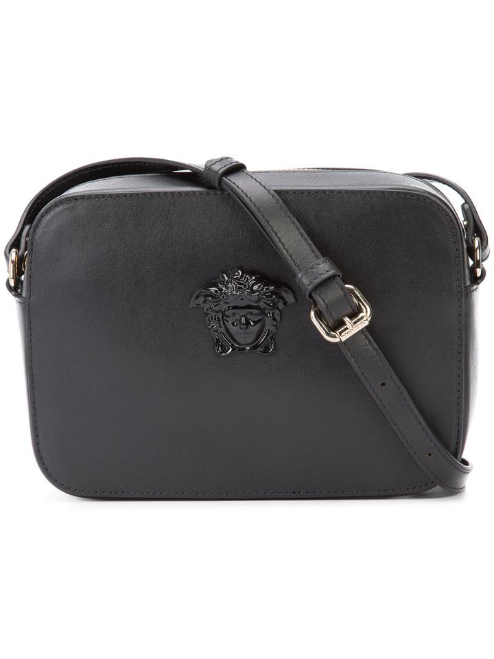 Versace - 'palazzo' Medusa Shoulder Bag - Women - Calf Leather - One Size, Black, Calf Leather