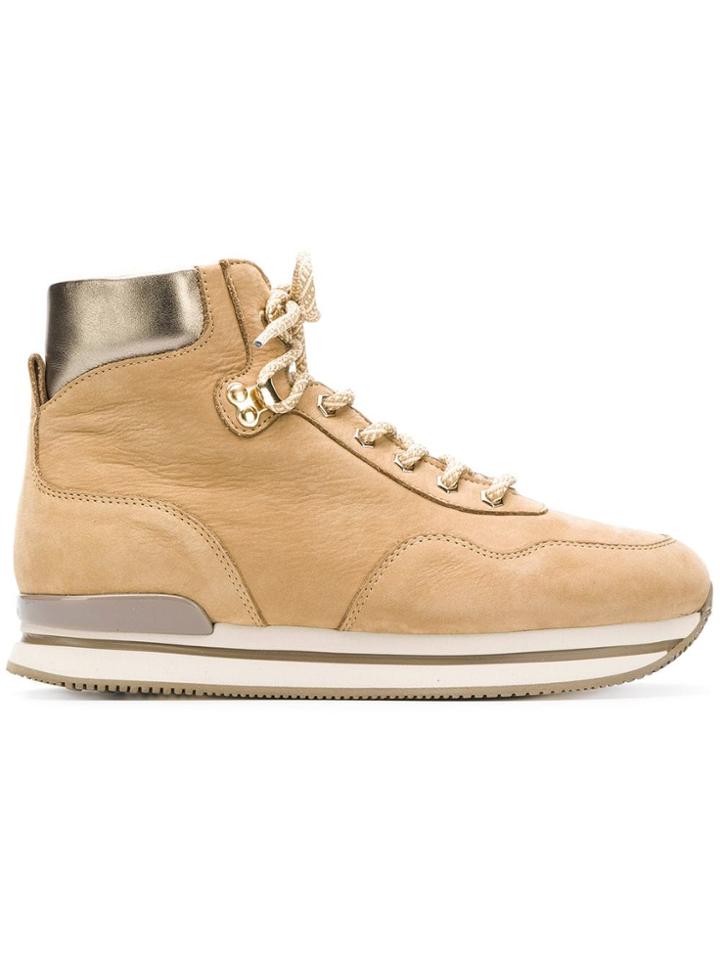 Hogan Hogan Hxw2220ap80gi80zva Biscottomedio Leather/fur/exotic