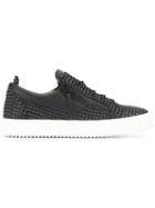 Giuseppe Zanotti Studded Low-top Sneakers - Black
