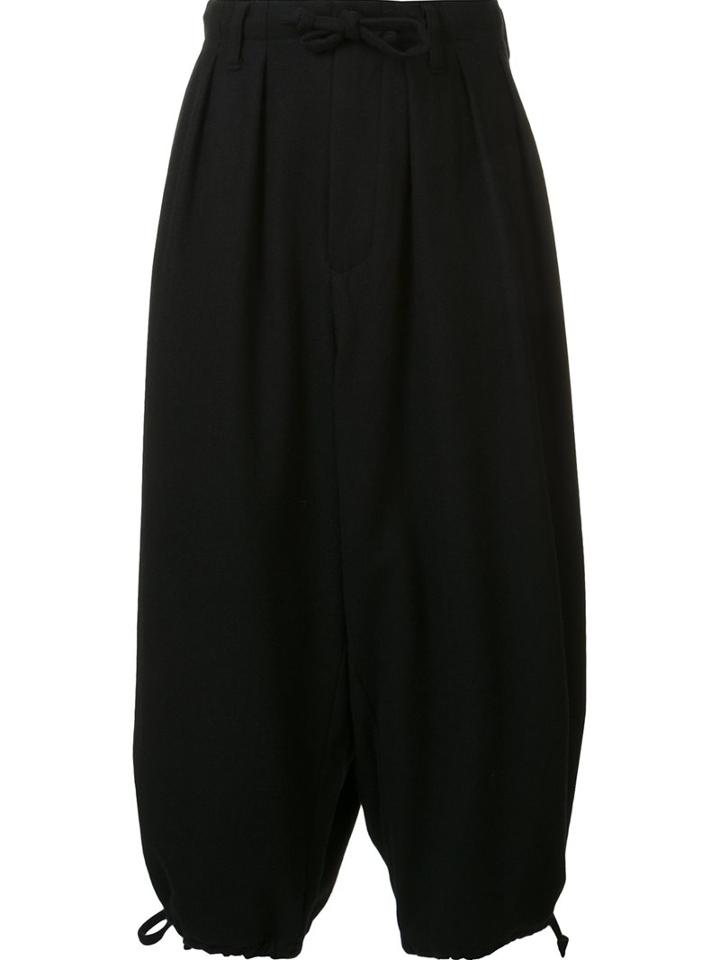 Yohji Yamamoto Cropped Balloon Trousers