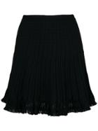 Molli Florita Pleated Mini Skirt - Black