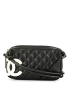 Chanel Pre-owned Cambon Line Quilted Cc Hand Bag - Black