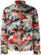 Valentino Camouflage Sport Jacket, Men's, Size: 52, Polyamide/polyester
