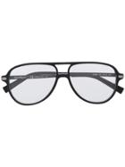 Salvatore Ferragamo Aviator Frame Glasses - Black