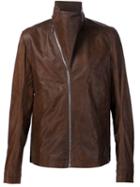 Rick Owens 'mountain' Jacket, Men's, Size: Large, Brown, Leather