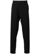 Isabel Benenato - Slim Fit Tapered Trousers - Men - Linen/flax - 48, Black, Linen/flax