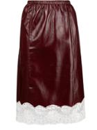 Calvin Klein 205w39nyc Lace Straight Skirt - Red