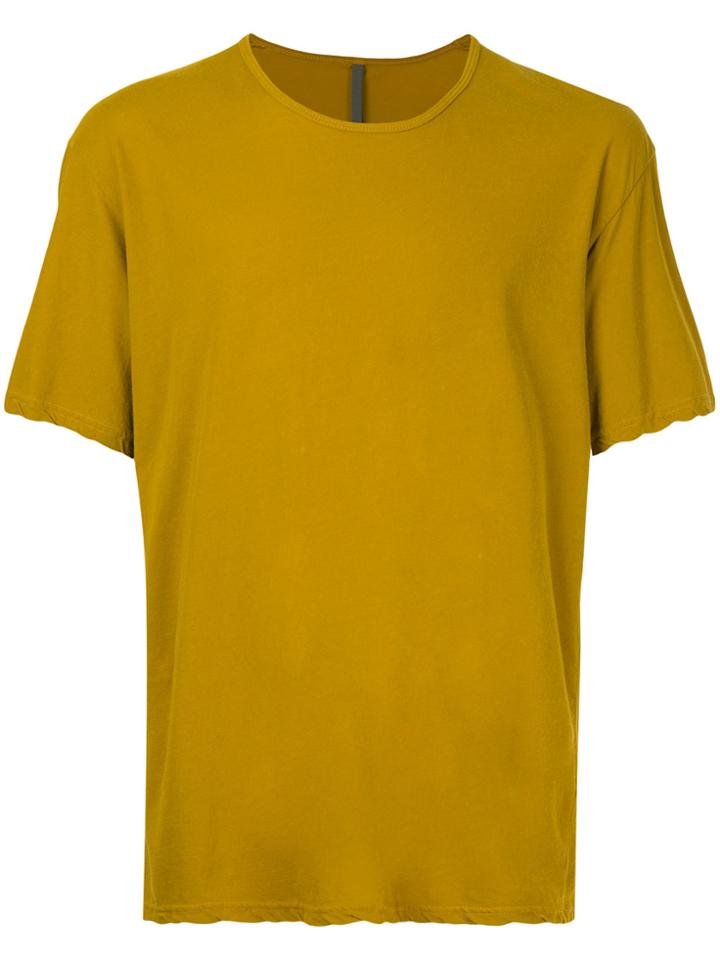 Kazuyuki Kumagai Basic Plain T-shirt - Yellow & Orange