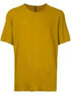 Kazuyuki Kumagai Basic Plain T-shirt - Yellow & Orange