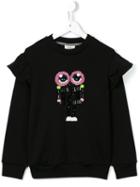 Fendi Kids 'interlok' Sweatshirt, Girl's, Size: 7 Yrs, Black