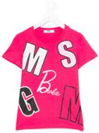Msgm Kids - Barbie T-shirt - Kids - Cotton - 8 Yrs, Girl's, Pink/purple
