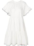 Ulla Johnson Rosemarie Frilled Dress - White