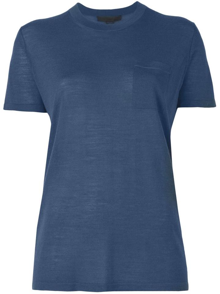 Alexander Wang Short Sleeve Knit Top