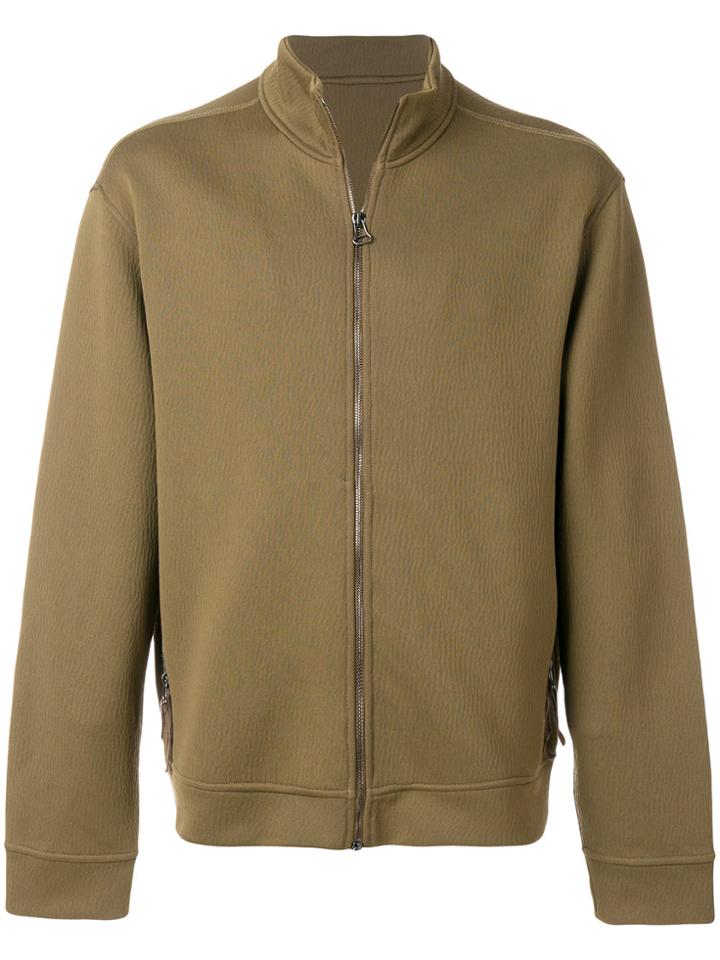 Qasimi Zip-up Sweatshirt - Green