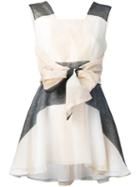 Sportmax - Bow Tie Tank Top - Women - Silk/cotton/linen/flax - 38, Nude/neutrals, Silk/cotton/linen/flax