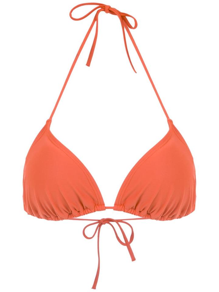 Track & Field Triangle Bikini Top - Yellow & Orange