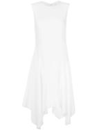 Sportmax Draped Skirt Dress - White